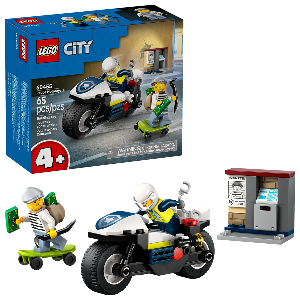 LEGO 60455 - CITY - Police Motorcycle Chase