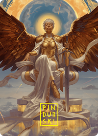 Herald of Eternal Dawn Art Card (27/54) [Foundations Art Series]