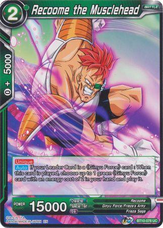 Recoome the Musclehead (BT10-078) [Rise of the Unison Warrior] - POKÉ JEUX