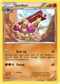 Gurdurr (14) - BW Trainer Kit Excadrill & Zoroark
