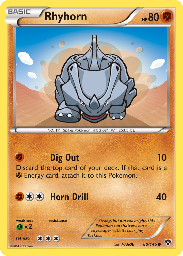 Rhyhorn (#) (15) - XY Trainer Kit Latias & Latios