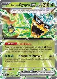 Teal Mask Ogerpon ex (12/131) - SV Prismatic Evolutions Holofoil