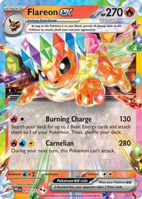 Flareon ex (14/131)  - SV Prismatic Evolutions Holofoil