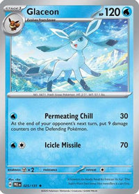 Glaceon (25) - SV Prismatic Evolutions Holofoil