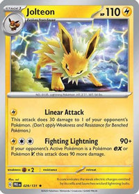 Jolteon (29/131) - SV Prismatic Evolutions Holofoil