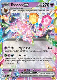 Espeon ex (34/131) - SV Prismatic Evolutions Holofoil