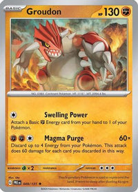 Groudon (49/131) - SV Prismatic Evolutions Reverse Holofoil