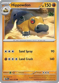 Hippowdon (53) - SV Prismatic Evolutions Reverse Holofoil