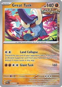 Great Tusk (55) - SV Prismatic Evolutions Reverse Holofoil