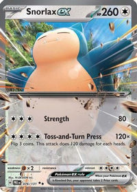Snorlax ex (76) - SV Prismatic Evolutions Holofoil