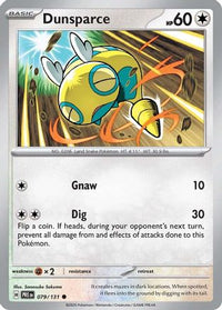 Dunsparce (79/131) - SV Prismatic Evolutions
