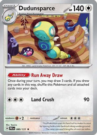 Dudunsparce (80/131) - SV Prismatic Evolutions Holofoil