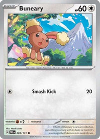 Buneary (83) - SV Prismatic Evolutions Reverse Holofoil