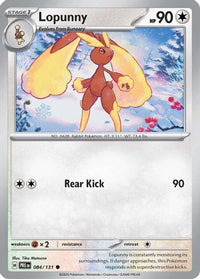 Lopunny (84/131) - SV Prismatic Evolutions Reverse Holofoil