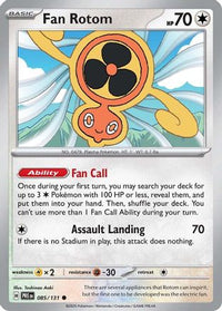 Fan Rotom (85/131) - SV Prismatic Evolutions Reverse Holofoil