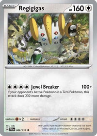 Regigigas (86) - SV Prismatic Evolutions Reverse Holofoil