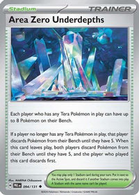 Area Zero Underdepths (94/131) - SV Prismatic Evolutions Reverse Holofoil