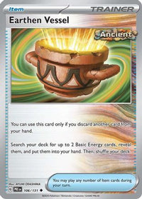 Earthen Vessel (106) - SV Prismatic Evolutions Reverse Holofoil