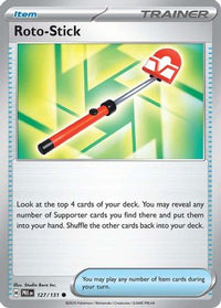 Roto-Stick (127/131) - SV Prismatic Evolutions Reverse Holofoil