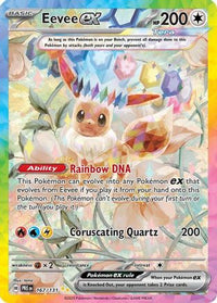 Eevee ex (167/131)  - SV Prismatic Evolutions Holofoil