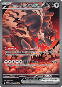 Bloodmoon Ursaluna ex (168) - SV Prismatic Evolutions Holofoil