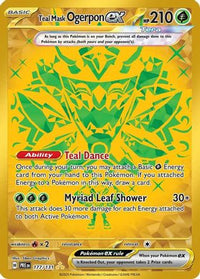 Teal Mask Ogerpon ex (177/131) - SV Prismatic Evolutions Holofoil