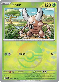 Pinsir (Poke Ball Pattern) (3) - SV Prismatic Evolutions Holofoil