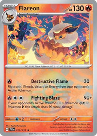 Flareon (Poke Ball Pattern) (13) - SV Prismatic Evolutions Holofoil