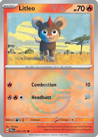Litleo (Poke Ball Pattern) (15/131) - SV Prismatic Evolutions Holofoil