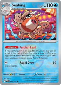Seaking (Poke Ball Pattern) (21/131) - SV Prismatic Evolutions Holofoil
