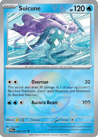 Suicune (Poke Ball Pattern) (24) - SV Prismatic Evolutions Holofoil