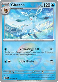 Glaceon (Poke Ball Pattern) (25) - SV Prismatic Evolutions Holofoil