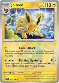 Jolteon (Poke Ball Pattern) (29/131) - SV Prismatic Evolutions Holofoil