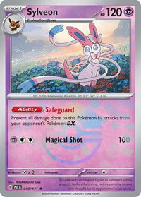 Sylveon (Poke Ball Pattern) (40/131) - SV Prismatic Evolutions Holofoil