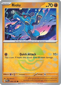 Riolu (Poke Ball Pattern) (50/131) - SV Prismatic Evolutions Holofoil