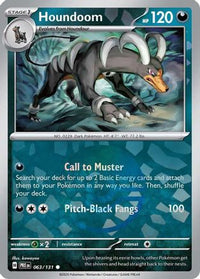 Houndoom (Poke Ball Pattern) (63) - SV Prismatic Evolutions Holofoil