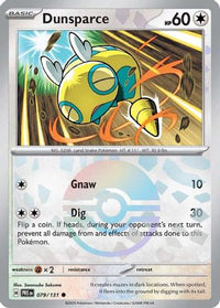 Dunsparce (Poke Ball Pattern) (79/131) - SV Prismatic Evolutions Holofoil