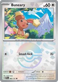 Buneary (Poke Ball Pattern) (83) - SV Prismatic Evolutions Holofoil