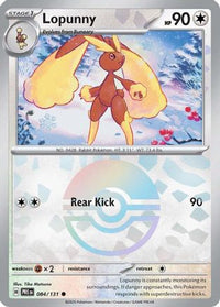 Lopunny (Poke Ball Pattern) (84/131) - SV Prismatic Evolutions Holofoil