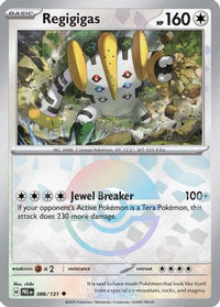 Regigigas (Poke Ball Pattern) (86) - SV Prismatic Evolutions Holofoil