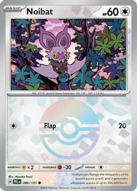 Noibat (Poke Ball Pattern) (90/131) - SV Prismatic Evolutions Holofoil