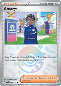 Amarys (Poke Ball Pattern) (93/131)  - SV Prismatic Evolutions Holofoil