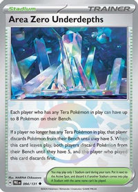 Area Zero Underdepths (Poke Ball Pattern) (94/131) - SV Prismatic Evolutions Holofoil