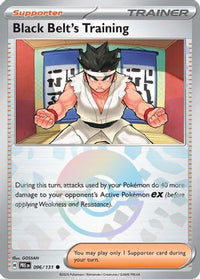 Black Belt's Training (Poke Ball Pattern) (96/131) - SV Prismatic Evolutions Holofoil
