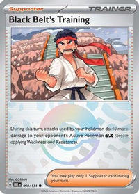 Black Belt's Training (Poke Ball Pattern) (98/131) - SV Prismatic Evolutions Holofoil