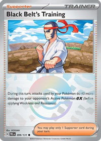 Black Belt's Training (Poke Ball Pattern) (99/131)  - SV Prismatic Evolutions Holofoil