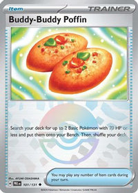 Buddy-Buddy Poffin (Poke Ball Pattern) (101/131) - SV Prismatic Evolutions Holofoil