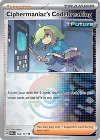 Ciphermaniac's Codebreaking (Poke Ball Pattern) (104) - SV Prismatic Evolutions Holofoil