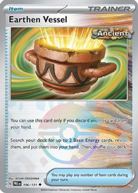 Earthen Vessel (Poke Ball Pattern) (106/131) - SV Prismatic Evolutions Holofoil