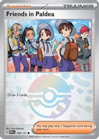 Friends in Paldea (Poke Ball Pattern) (109/131) - SV Prismatic Evolutions Holofoil